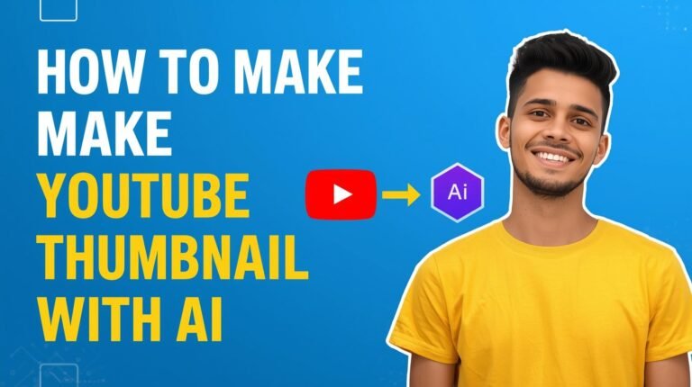 How to Make YouTube Thumbnail with AI